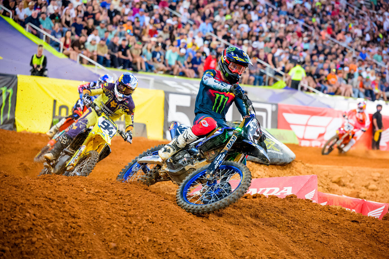 450SX:4位を獲得した#32 J・クーパー(YZ450F)