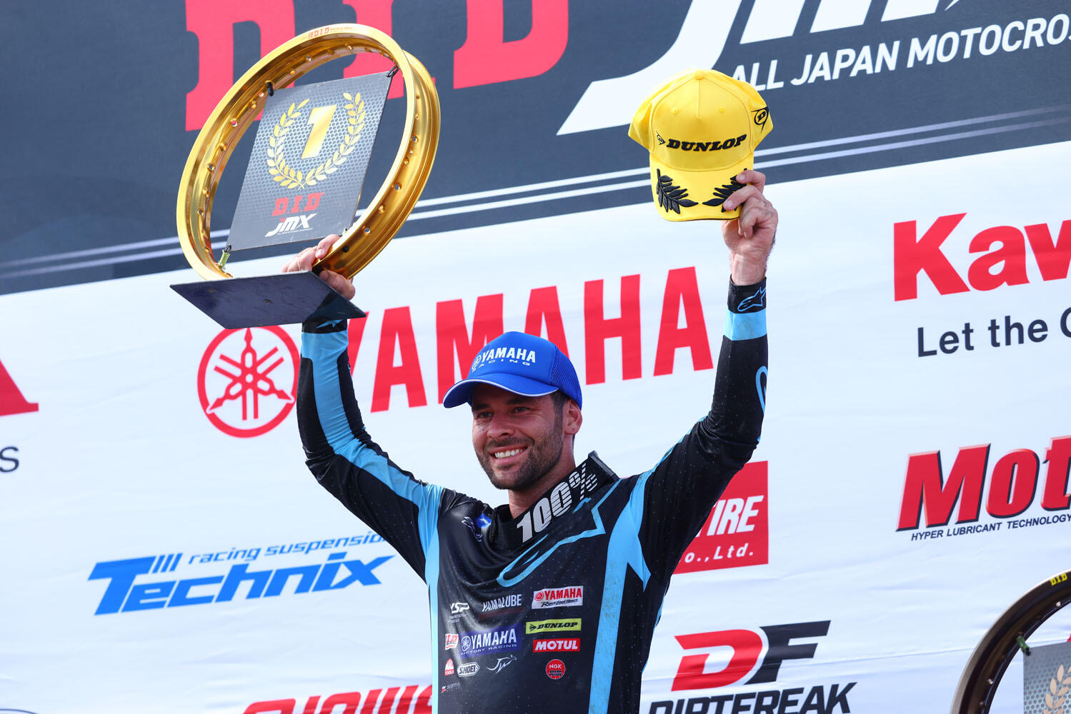 IA1:3位、優勝、2位として総合2位を獲得した#2ジェイ・ウィルソン(YZ450FM)