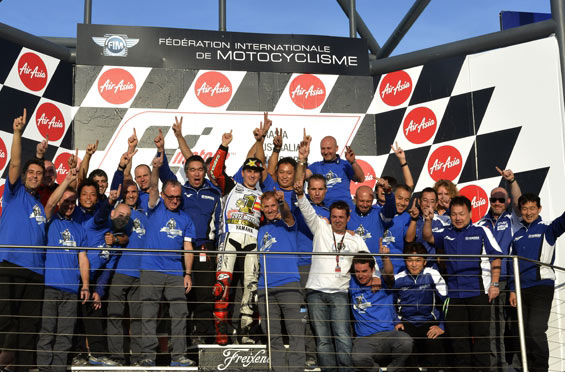 シリーズチャンピオンに輝いたヤマハ・ファクトリー・レーシングのJ・ロレンソ
