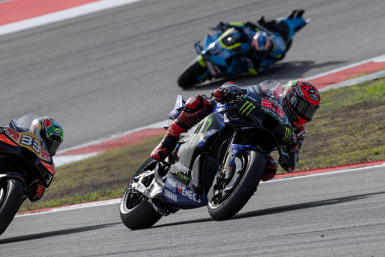 ウイーク初日から着実に改善し決勝では6位を獲得した20 F・クアルタラロ(YZR-M1)