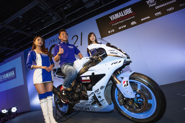 2019鈴鹿8耐ヤマハワークスYAMAHA直筆サイン入りCAPテック21カラー