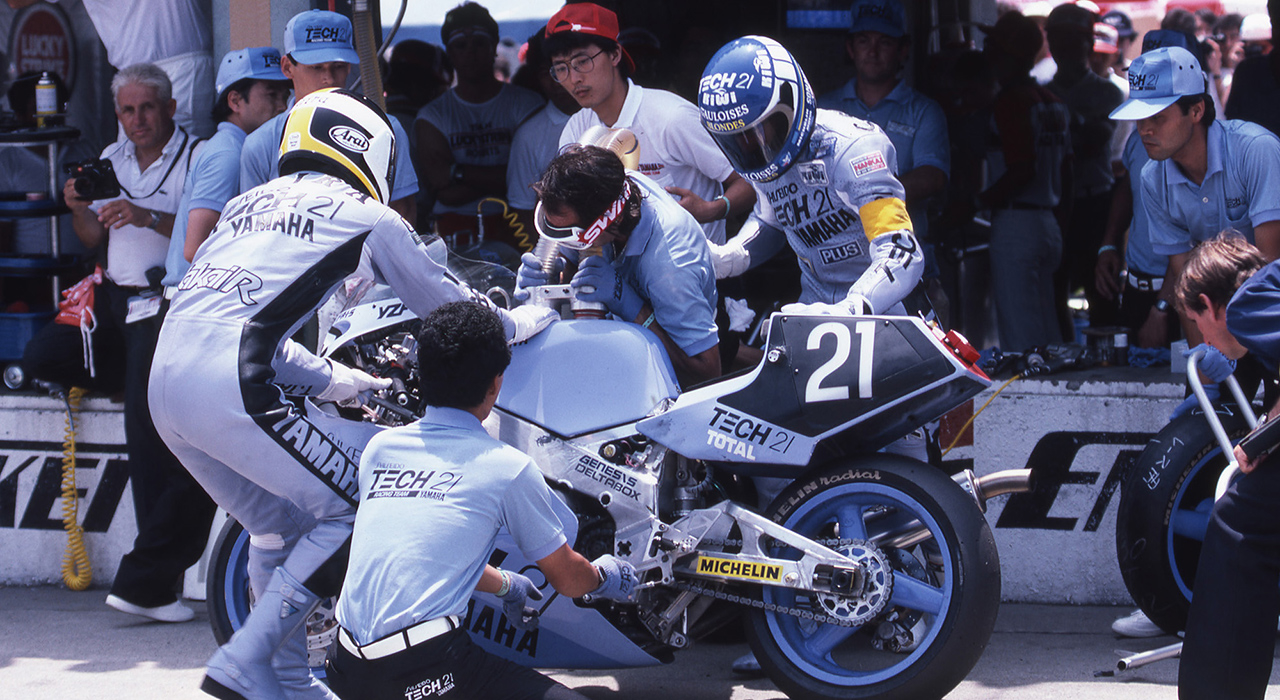 1986年 2年連続リタイア、哀愁漂うTECH21