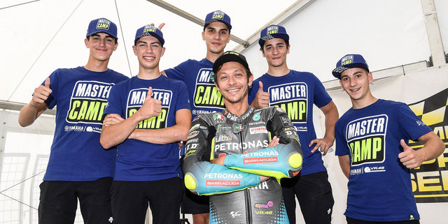 The Yamaha VR46 Master Camp Riders Gain Speed on Day 2