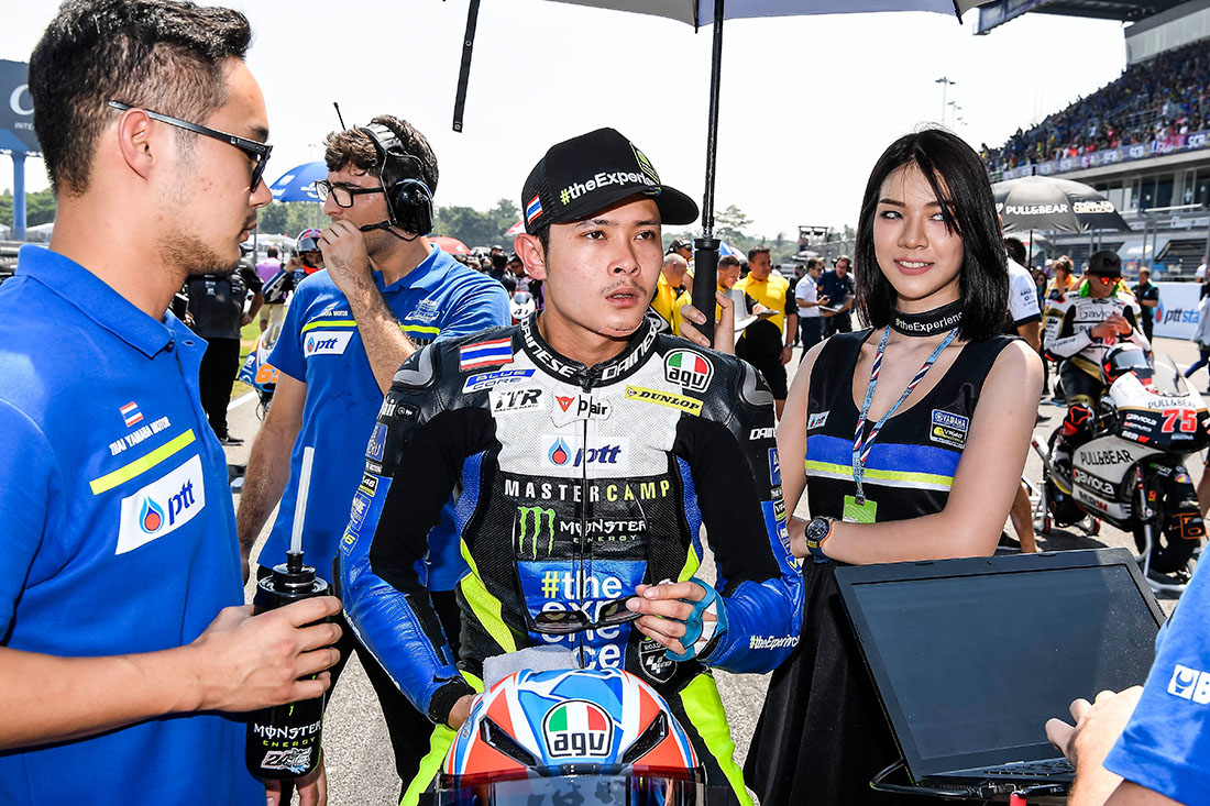 Apiwath Finishes 16th in Home GP Moto3 Wildcard | Yamaha VR46 Master ...