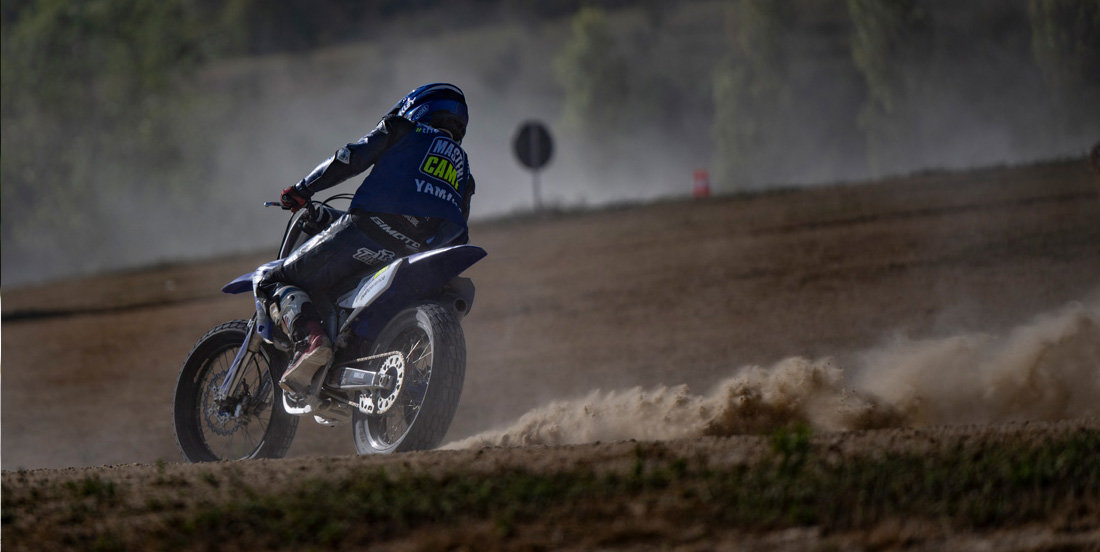 13th Yamaha VR46 Master Camp Students Build Speed in Day-2 Flat Track Activity