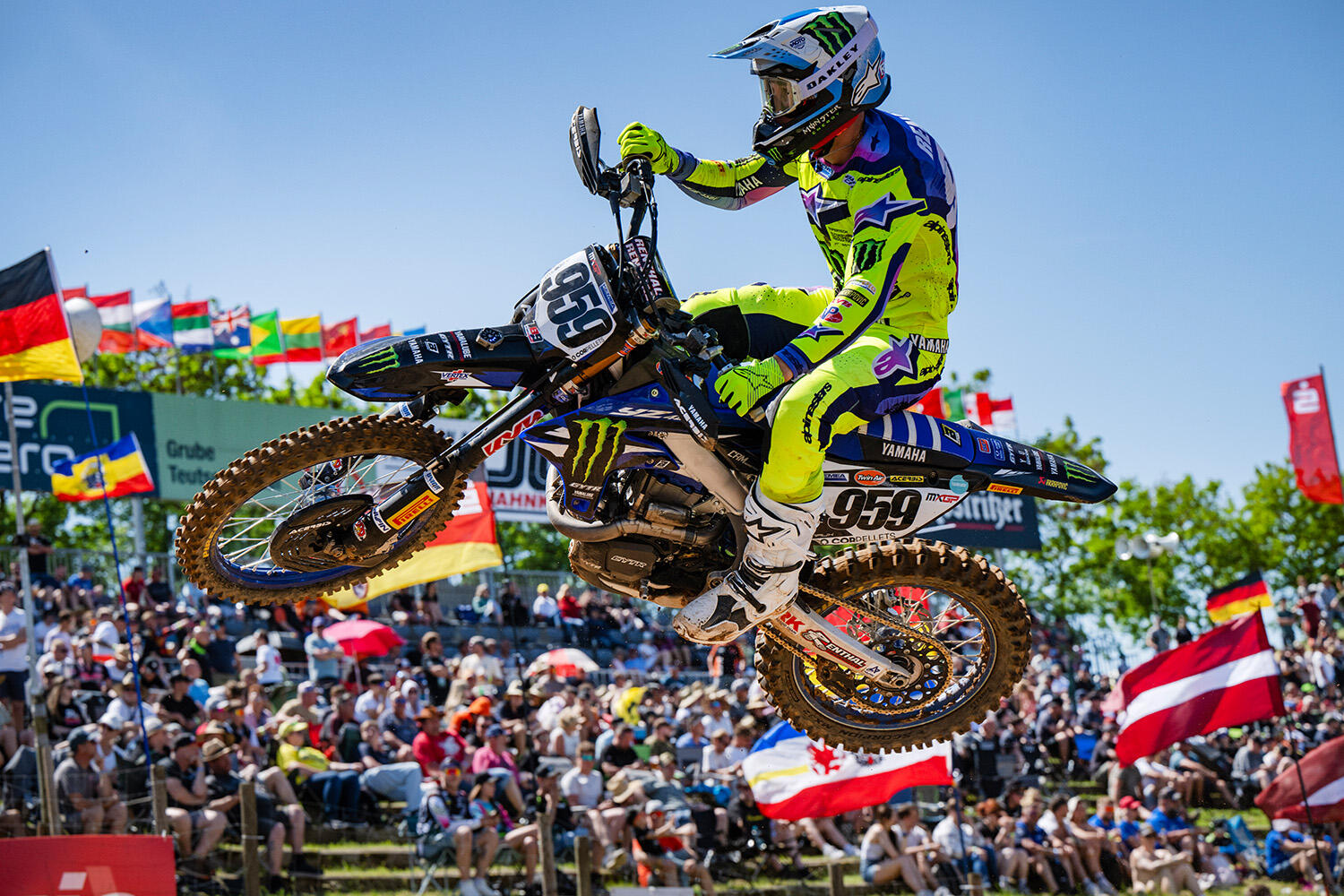 MXGP:4位/6位の総合4位と表彰台をわずか1ポイント差で逃した#959 マキシム・ルノー(YZ450FM)